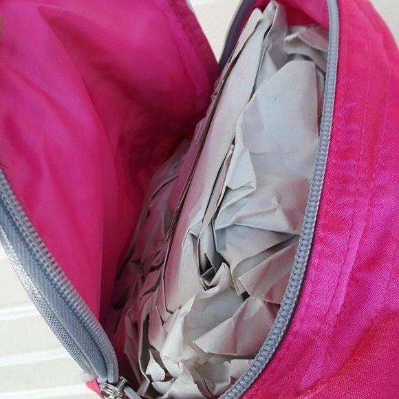 Hello Kitty New satin Barbie pink backpack bag rainbow Sequin - Picture 4 of 9